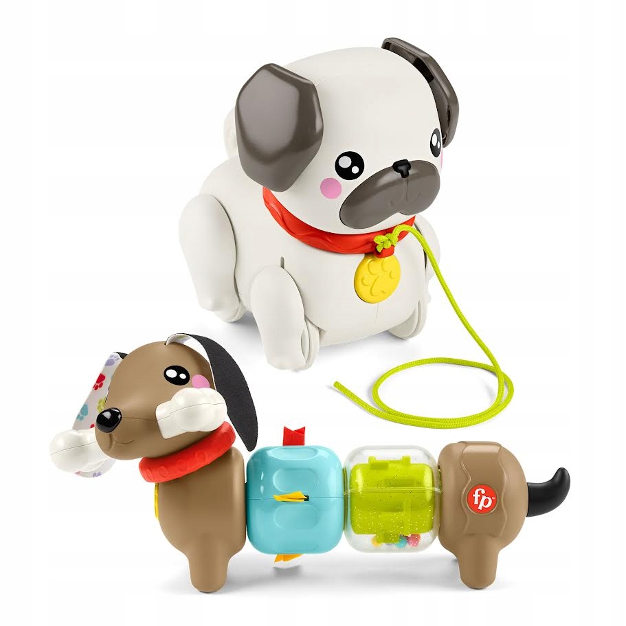 Fisher-Price Pets Mops hračka do kočíka pre bábätká 12m+ HTW94
